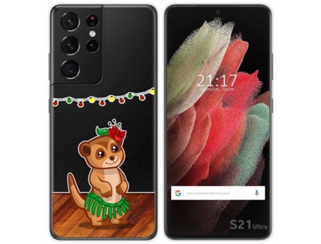 Carcasa Samsung Galaxy S21 Ultra 5G TUMUNDOSMARTPHONE Dibujos Transparente Multicolor