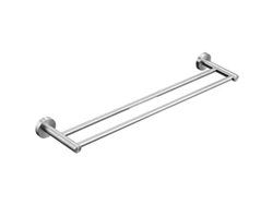 Toallero Doble De Pared 40 Cm En Acero Inoxidable Sus304 Cepillado