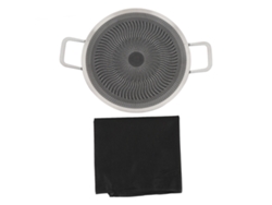 Sartén Tradicional Coreana Para Barbacoa, Antiadherente, De Acero Inoxidable, Redonda, 38 Cm.