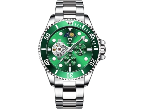 VENAXIN Hombres Relojes Mecánicos Automáticos Relojes Automáticos Impermeables-Verde VEANXIN