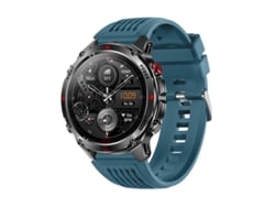 Reloj Inteligente Con Gps, Posicionamiento De Seis Estrellas, Llamadas Bluetooth Y Resistente Al Agua (goma Azul)