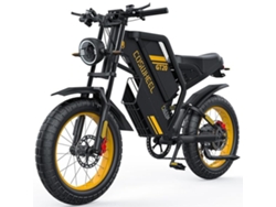 Bicicleta eléctrica Coswheel GT20, motor de 1500 W, 48 V/25 Ah, 50 km/h, transmisión Shimano de 7 velocidades, neumáticos anchos de 20 x 4,0