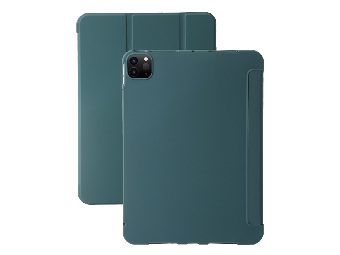 Capa Para Ipad Pro 10.5 2017 10.5 Polegadas Com 3 Dobras,verde Escuro