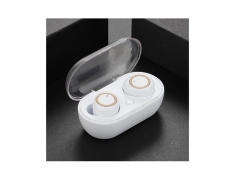 Auriculares Bluetooth True Wireless Elegante auricular con sonido estéreo Auriculares gemelos inalámbricos 5.0 Blanco