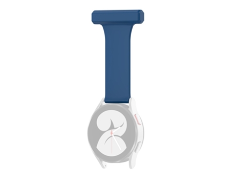 Correa de Silicona estilo pasador 22mm para Samsung Galaxy Watch4 40mm/44mm/Watch4 Classic 42mm/46mm - azul oscuro