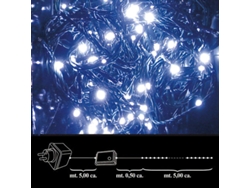 Luces navidad 100 leds blanca interior / exterior ip44