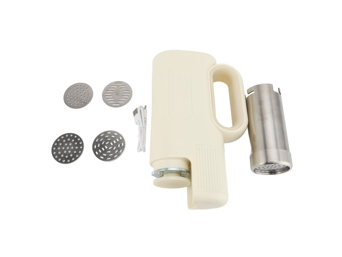 Máquina Eléctrica Portátil 5 En 1 Inalámbrica Para Hacer Pasta, Ideal Para Preparar Espaguetis Y Ramen Caseros.