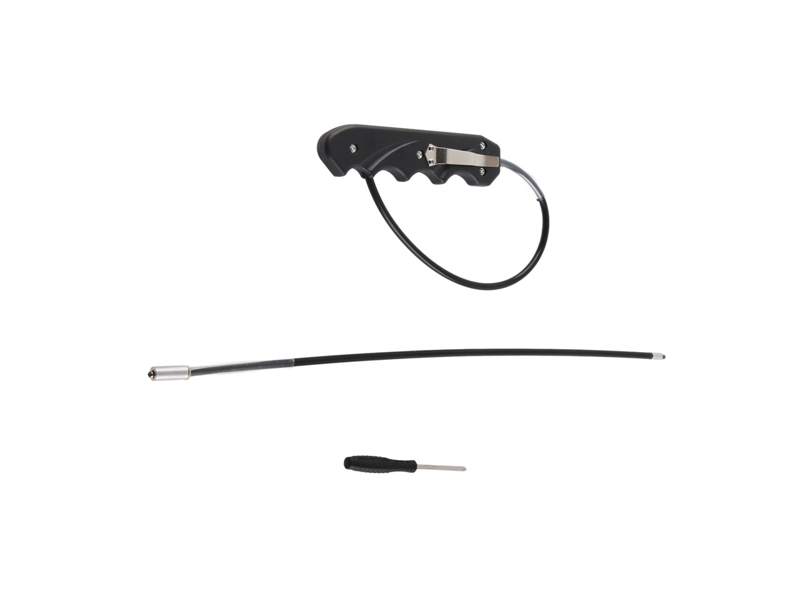 Látigo Portátil Con Mango De Abs Y Cuerda De Acero Inoxidable Para Motocicleta, Bicicleta Y Carreras: Regalo Para Hombres.