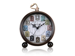 2026-reloj Despertador Retro Clásico De 5 Pulgadas Metálico Sin Tic Tac Silencioso Vintage Antiguo