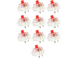 100 Interruptores Mecánicos Mx Rgb De Plástico De 3 Pines Para Teclado (reemplazo)