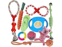 Juguetes Interactivos Para El Cepillado De Dientes De Perros, Adecuados Para Perros Pequeños Y Medianos, Set De 10 Piezas, Educativos, Diver