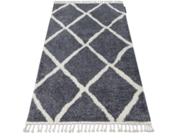 Alfombra DYWANY LUSZCZOW Berber Cross B5950 (Gris - 80 x 150 cm - Polipropileno)