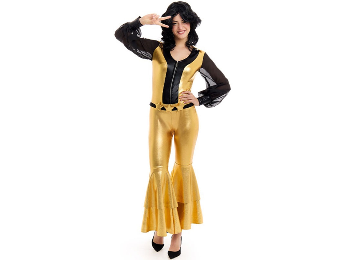 Disfraz de Disco oro para mujer