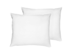 Juego de almohadas de plumas y plumón BELIANI Feldberg de Algodón japara Blanco 60x50x10