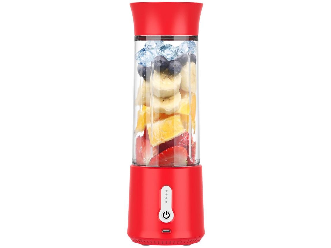 Extractor De Jugo Eléctrico De Carga Mini Taza De Jugo Multifuncional Portátil CHRUI Rojo