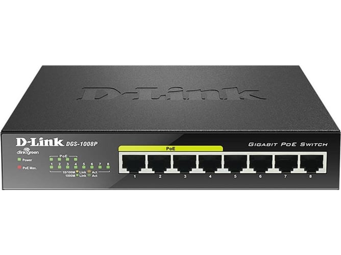 SWITCH D-LINK DGS-1008P