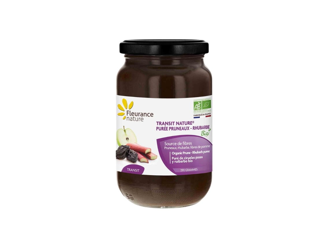 Puré De Ciruelas Pasas Ruibarbo Eco Fleurance Nature 290g
