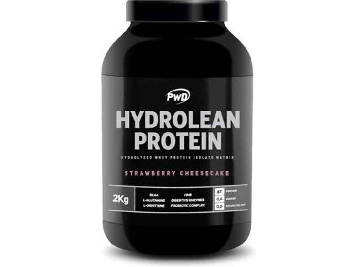 Complemento Alimenticio PWD Hydrolean Protein Sabor A Morango (2 kg)