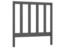 Maison Exclusive - Cabecero De Cama Madera Maciza De Pino Gris 95x4x100 Cm