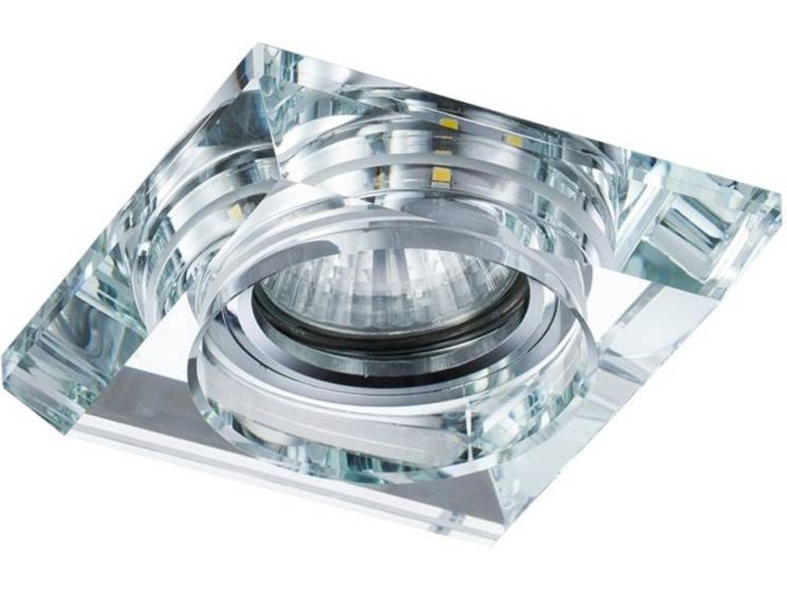 Lámpara de Techo CRISTALRECORD Gemo (Transparente - GU10 - Máx.35 - Cristal - Metal)