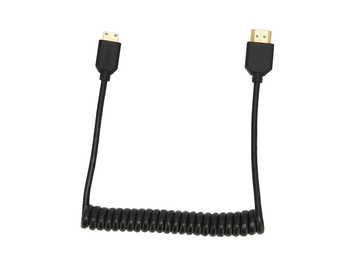Cabo Mali HDMI mini macho para macho, 8K, 60Hz, 4K, 120Hz, enrolado, para TV, console