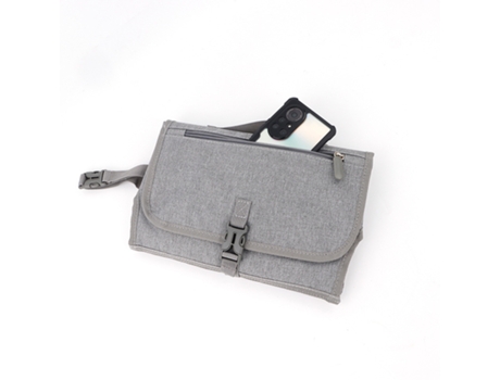 KOHREE Almohadilla portátil para pañales de bebé, bolsa de pañales impermeable multifuncional plegable