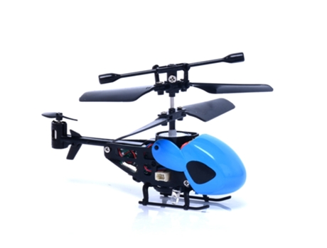 Mini Rc Volando Rc Helicóptero 2Ch Radio Teledirigido Aviones Teledirigidos Azul