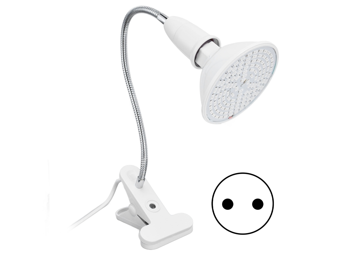 Lámpara De Fototerapia Led Con 120 Led Rojos, Azules Y Amarillos Para Belleza Facial, Con Clip, Casquillo E27/e26, 110-240 V.