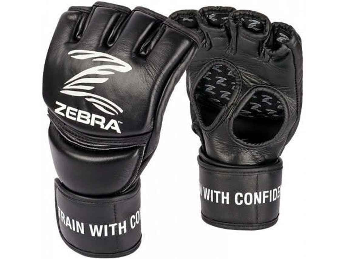 Guantes De Combate ZEBRA  (Negro - L)