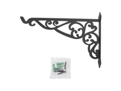 Soporte Colgante De Hierro Negro Para Uso Decorativo En Exteriores, Adecuado Para Plantas, Comederos, Faroles Y Campanillas De Viento.