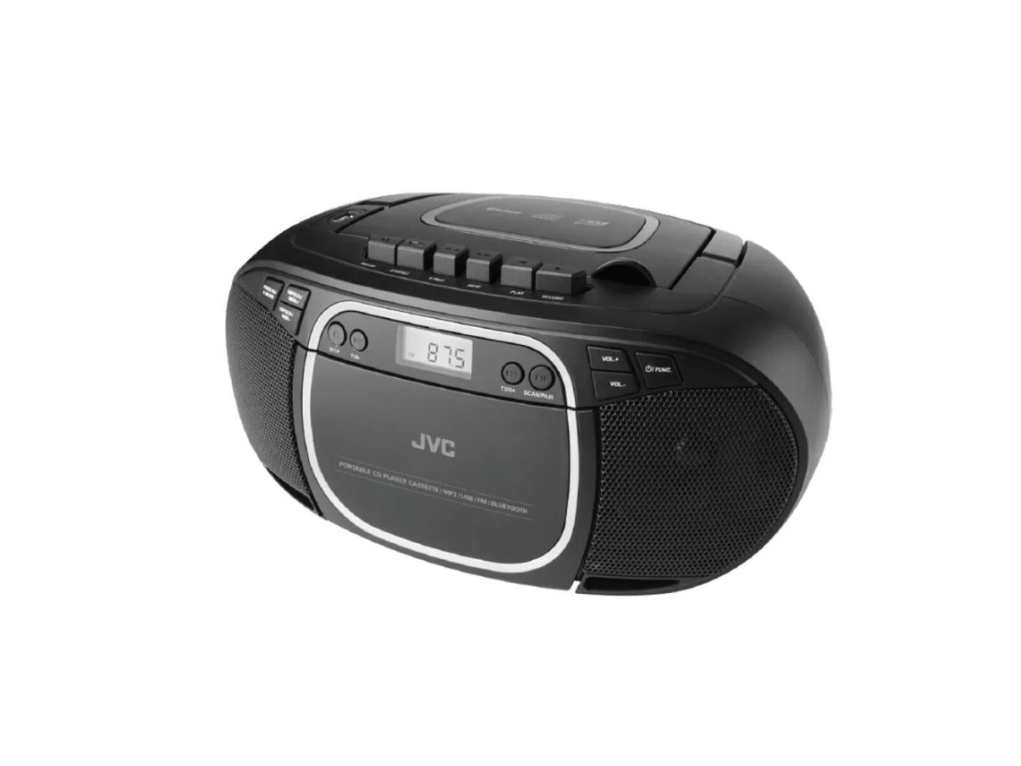 Radio JVC RC-E451B (Negro - Bluetooth)