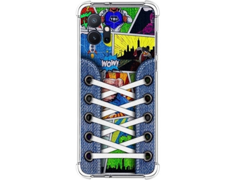 Carcasa para Vivo Y55 5G TUMUNDOSMARTPHONE Dibujos Antigolpes Zapatillas 14 Multicolor