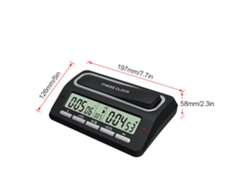 Reloj Digital De Ajedrez Con Indicador Led, 39 Sistemas De Cronometraje Preestablecidos Para Ajedrez Internacional.