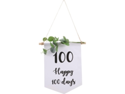 Guirnalda De Fiesta De Cien Días Hecha De Tela Oxford Para Niños Y Niñas, Guirnalda De Cumpleaños De 100 Días Como