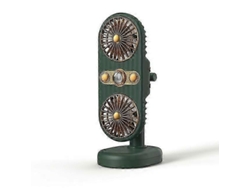 Ventilador Portátil Recarregável Via Usb Com Clipe Duplo