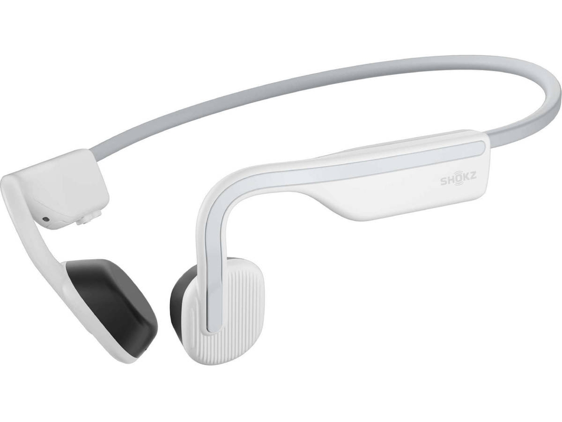 Auriculares Bluetooth Multipoint SHOKZ Openmove (Open Ear - Micrófono - Blanco)