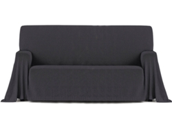 Plaid EYSA Cotonet (180 x 260 cm - Algodón - Gris Oscuro)