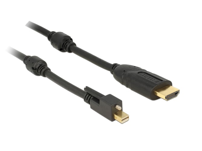 Adaptador DELOCK 83732 Mini DisplayPort HDMI Negro 5 m
