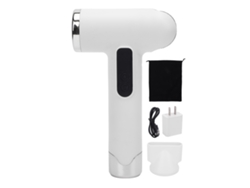 Secador De Pelo Inalámbrico Recargable Usb 100000rpm 200w 15000mah Bajo Ruido Para Hogar Dormitorio Us Plug Blanco