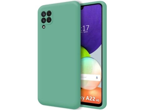 Carcasa Samsung Galaxy A22 4G / M22 TUMUNDOSMARTPHONE Silicona Líquida Verde