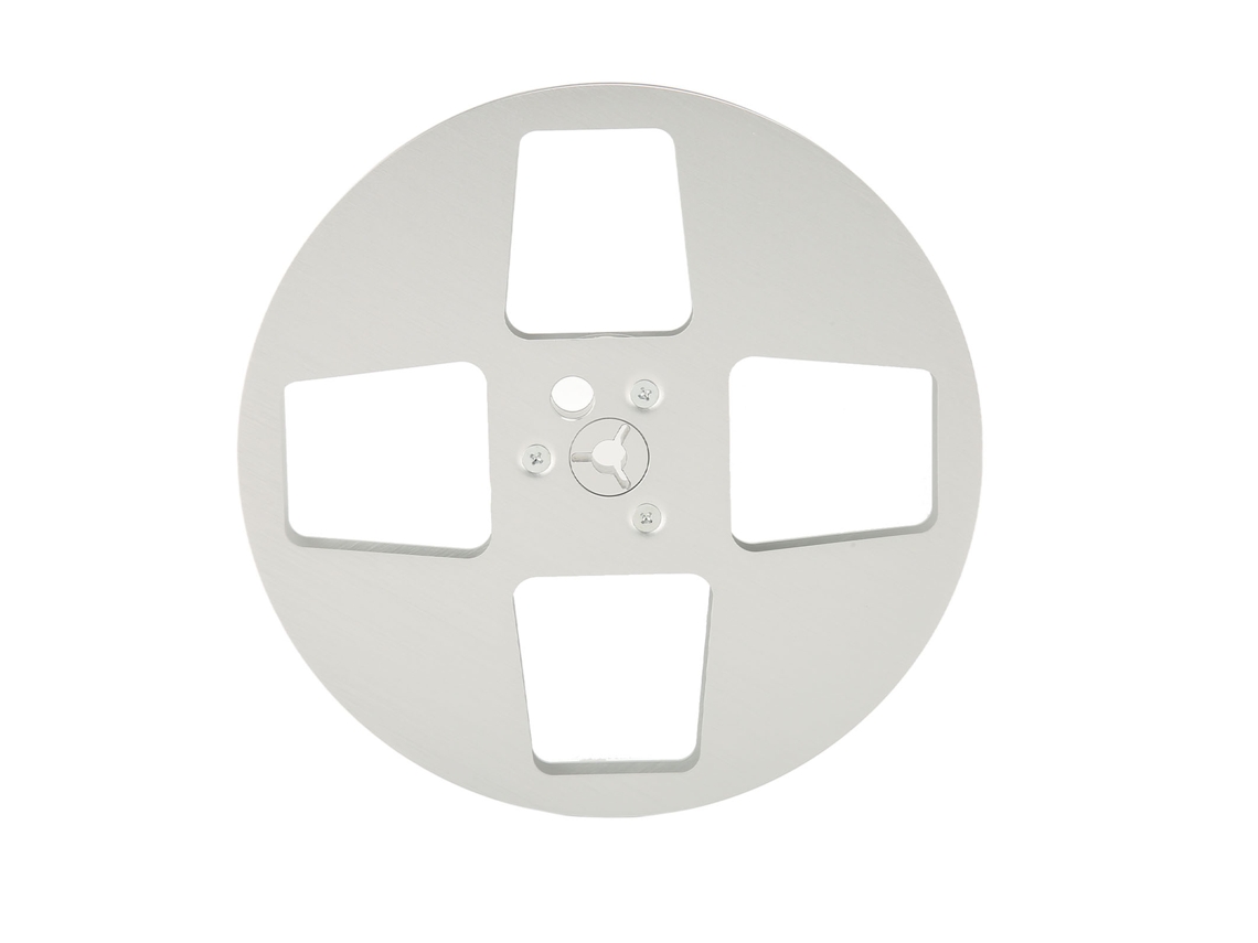 Carrete De Cinta Vacío De Aleación De Aluminio De 7 Pulgadas Y 1/4 De Pulgada Con 4 Orificios Para Reproductor De Cinta De Carrete A Carrete.