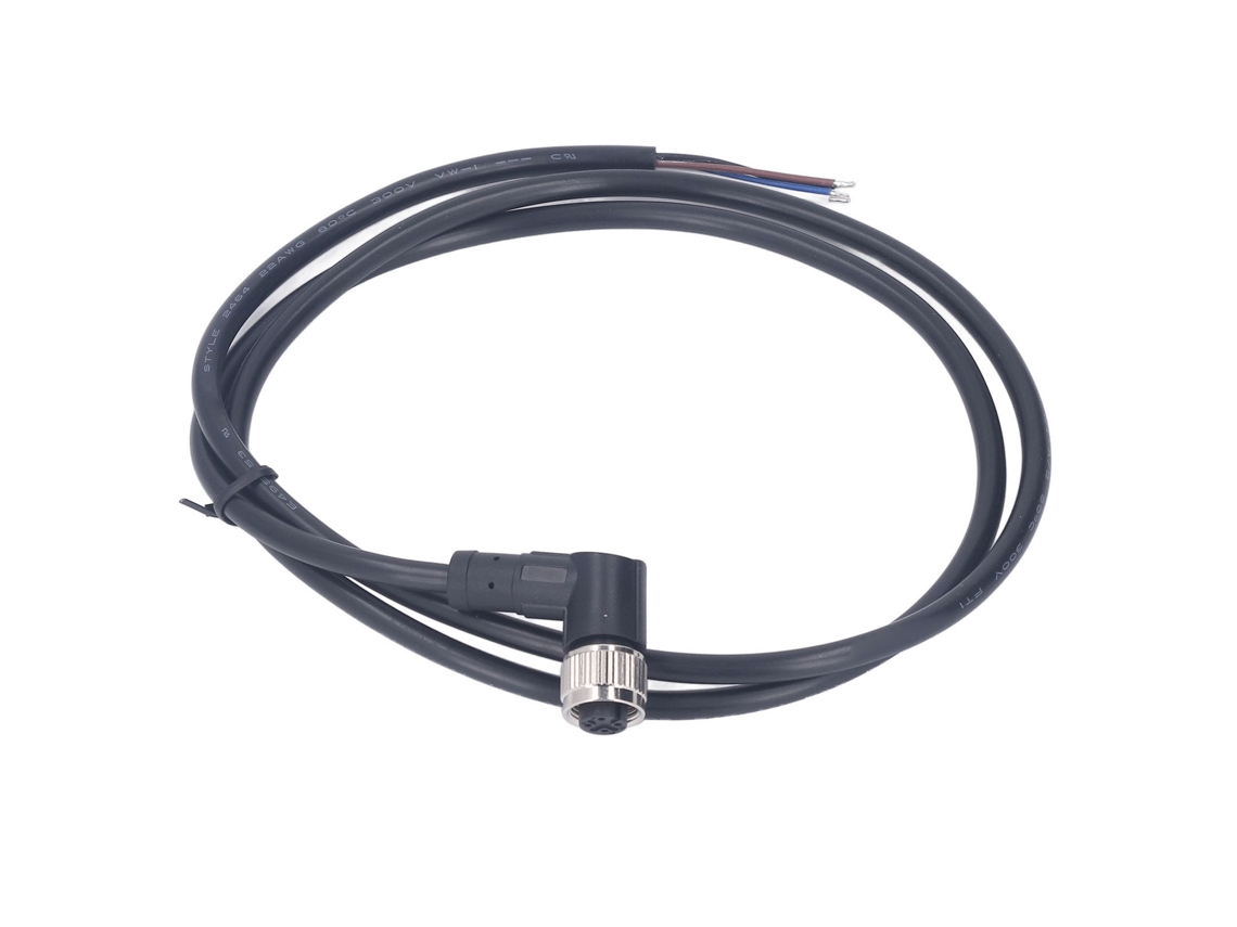 2026velora-conector Elétrico M12 Fembra De 4 Pins En Ángle Reto De 1 Metro 250v Ac Dc Para Equipos Y Maquinário