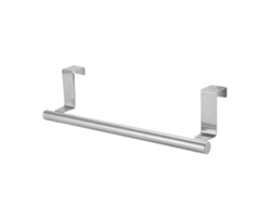Toallero de acero inoxidable sin agujeros, 36 cm