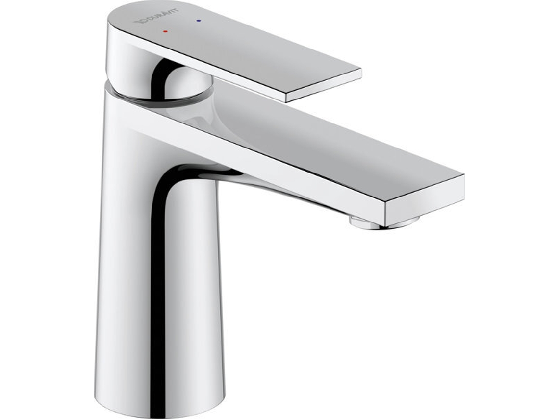 Mezclador de lavabo DURAVIT Tulum S, sin desagüe, proyección 110mm, TU1010002, Color: cromado