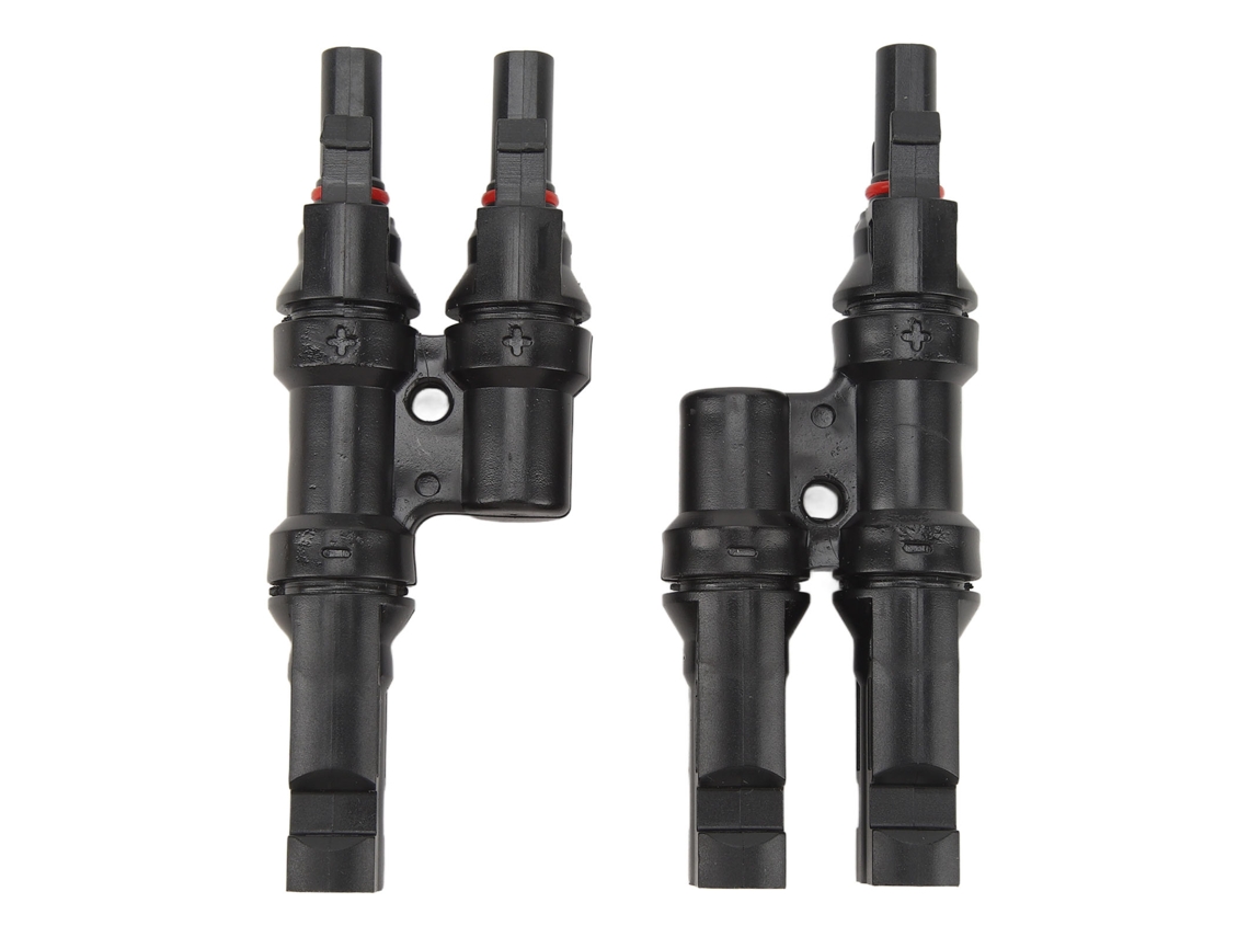 Conector En T De Derivación Solar De 3 Vías, Conexión Paralela De 1 A 2, Ip67, Resistente Al Agua.