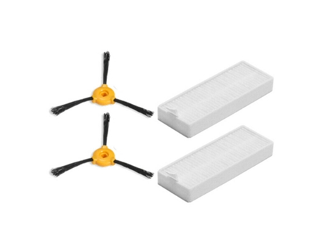 Juego de cepillos laterales de filtros para aspiradora Conga Slim 890, accesorios, piezas de herramientas