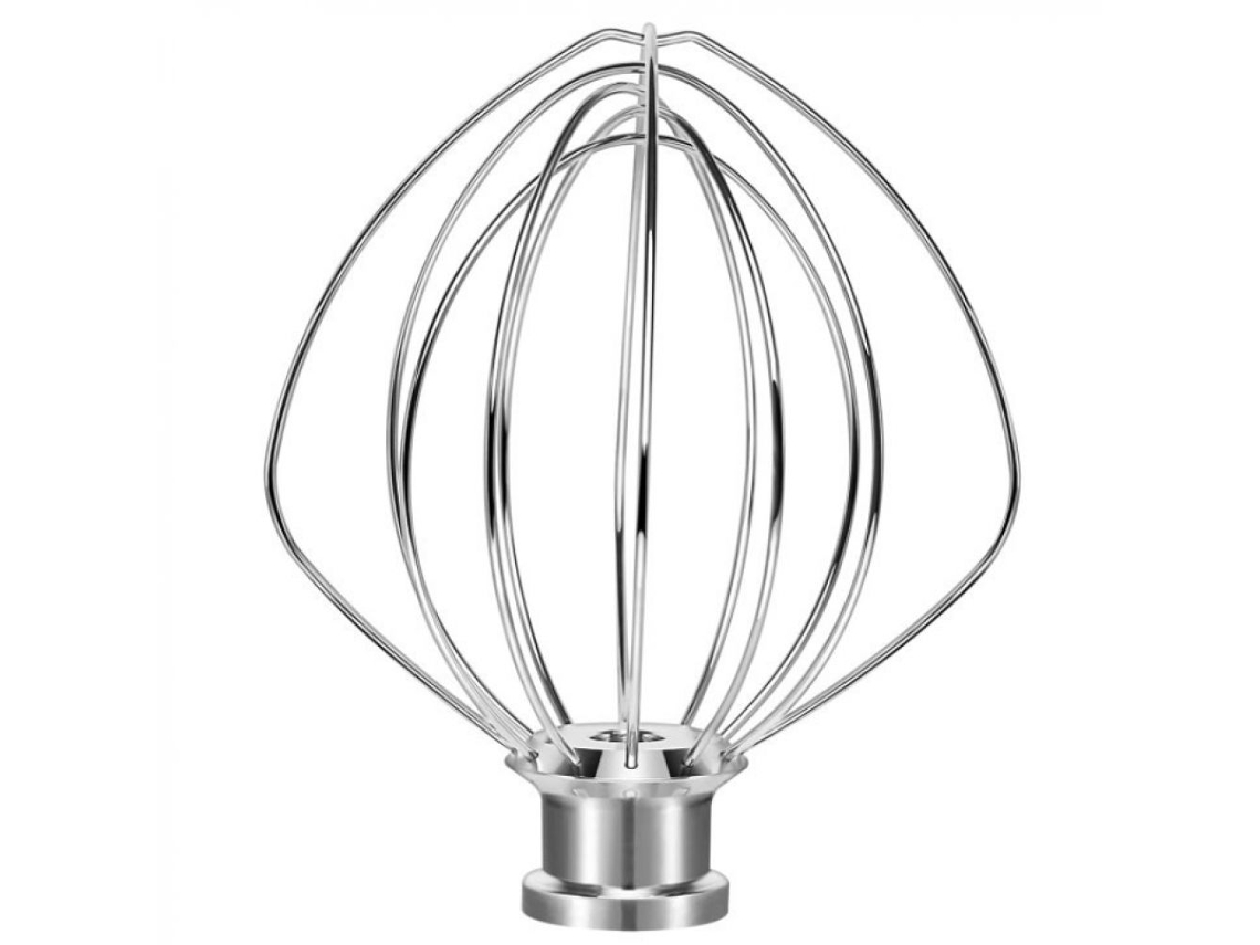 Batidor de acero inoxidable para batidora Kitchen Aid K45ww Wp9704329 Ksm150 Ksm160 K45 Ksm90 Neveance