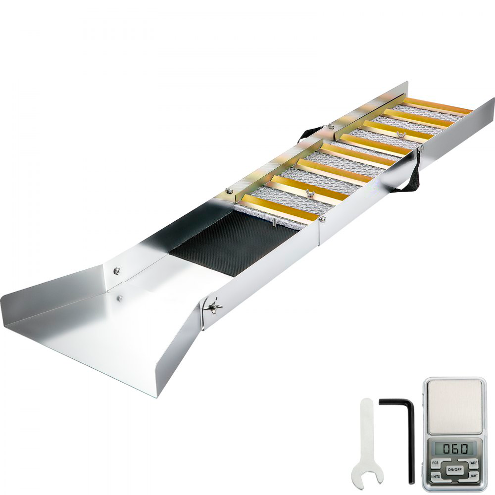 Rampa plegable dorada de 127 cm y caja compacta dorada de Tekmaquinas
