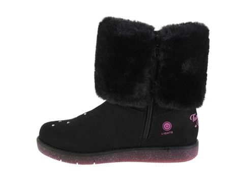 Botas de Niña SKECHERS Glitzy Glam Cozy Cuddlers Malla Negro (30)