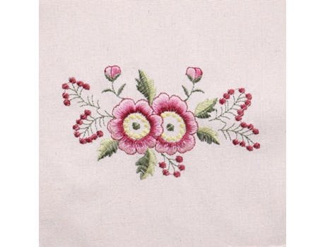 Camino de Mesa Bordado Floral bordo 40*90cm BOD HOME